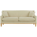 Elements International Palmer Sofa Blond Ash Distressed Wood Garrison Hemp IMAGE 2