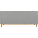 Elements International Palmer Sofa Blond Ash Distressed Wood Garrison Grey IMAGE 4