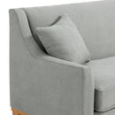Elements International Palmer Sofa Blond Ash Distressed Wood Garrison Grey IMAGE 5