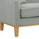 Elements International Palmer Sofa Blond Ash Distressed Wood Garrison Grey IMAGE 6