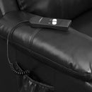 Elements International Dylan Power Motion Recliner W/Lift in Tucson Black IMAGE 6