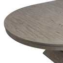 Elements International Collins Dining Table Complete in Grey IMAGE 5