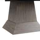 Elements International Collins Dining Table Complete in Grey IMAGE 6