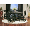 Elements International Britton Charcoal Dining Table