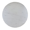 Elements International Britton White Dining Table