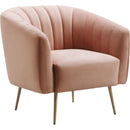 Elements International Raven Chair in Royale Blush IMAGE 1