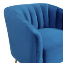 Elements International Raven Chair in Royale Cobalt IMAGE 5