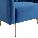 Elements International Raven Chair in Royale Cobalt IMAGE 6