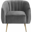 Elements International Raven Chair in Royale Gun Metal IMAGE 2