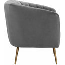 Elements International Raven Chair in Royale Gun Metal IMAGE 3