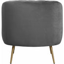 Elements International Raven Chair in Royale Gun Metal IMAGE 4