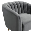 Elements International Raven Chair in Royale Gun Metal IMAGE 5