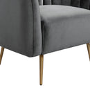 Elements International Raven Chair in Royale Gun Metal IMAGE 6