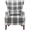 Elements International Cody Chair in Harvey Charcoal IMAGE 2