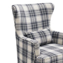 Elements International Cody Chair in Harvey Charcoal IMAGE 5