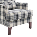 Elements International Cody Chair in Harvey Charcoal IMAGE 6