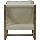 Elements International Spitfire Espresso Wood trim Chair in Mekinney Fawn IMAGE 3