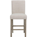 Elements International Oak Lawn Counter Chair IMAGE 2