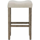 Elements International Oak Lawn Barstool IMAGE 2