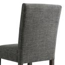 Elements International Oak Lawn Charcoal Grey Counter Chair Grey Fabric IMAGE 6