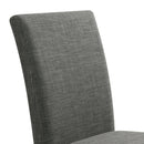 Elements International Oak Lawn Charcoal Grey Side Chair Grey Fabric IMAGE 5