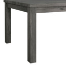 Elements International Oak Lawn Charcoal Grey Dining Table IMAGE 3