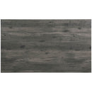 Elements International Oak Lawn Charcoal Grey Dining Table IMAGE 5