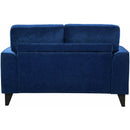 Elements International Michael Loveseat Complete in Urban Living Snorkel IMAGE 4