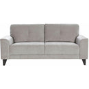 Elements International Michael Sofa Complete in Urban Living Storm IMAGE 2