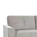 Elements International Michael Sofa Complete in Urban Living Storm IMAGE 5