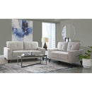 Elements International Michael Sofa Complete in Urban Living Storm IMAGE 7