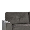 Elements International Michael Chair Complete in Urban Living Charcoal IMAGE 5