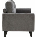 Elements International Michael Loveseat Complete in Urban Living Charcoal IMAGE 3