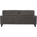 Elements International Michael Sofa Complete in Urban Living Charcoal IMAGE 4