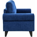 Elements International Bill Loveseat Complete in Urban Living Snorkel IMAGE 3