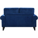 Elements International Bill Loveseat Complete in Urban Living Snorkel IMAGE 4