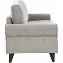 Elements International Bill Sofa Complete in Urban Living Storm IMAGE 3