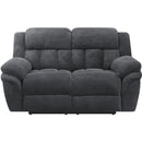 Elements International Santorini Power Motion Loveseat Conran Carbon (Grey) IMAGE 2