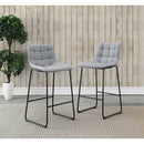Elements International Seth (QSD6099-5B) 30" Linen Grey Bar Stool IMAGE 8