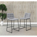Elements International Seth 25" Linen Grey Counter Stool IMAGE 8