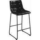 Elements International Seth (QSD6099-5B) 30" Distressed Black Bar Stool IMAGE 1