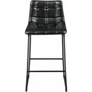 Elements International Seth (QSD6099-5B) 30" Distressed Black Bar Stool IMAGE 2