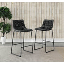 Elements International Seth (QSD6099-5B) 30" Distressed Black Bar Stool IMAGE 8