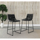Elements International Seth 25" Distressed Black Counter Stool IMAGE 8
