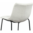 Elements International Seth (QSD6099-5B) 30" Linen White Bar Stool IMAGE 6