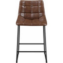 Elements International Seth 25" Distressed Cappuccino Counter Stool IMAGE 2