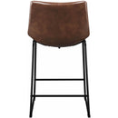 Elements International Seth 25" Distressed Cappuccino Counter Stool IMAGE 4