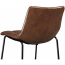 Elements International Seth 25" Distressed Cappuccino Counter Stool IMAGE 6