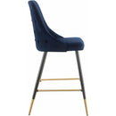 Elements International Ben Bar Stool (D6239-1) in Broadway Navy IMAGE 3