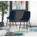 Elements International Ben Bar Stool (D6239-1) in Broadway Navy IMAGE 8